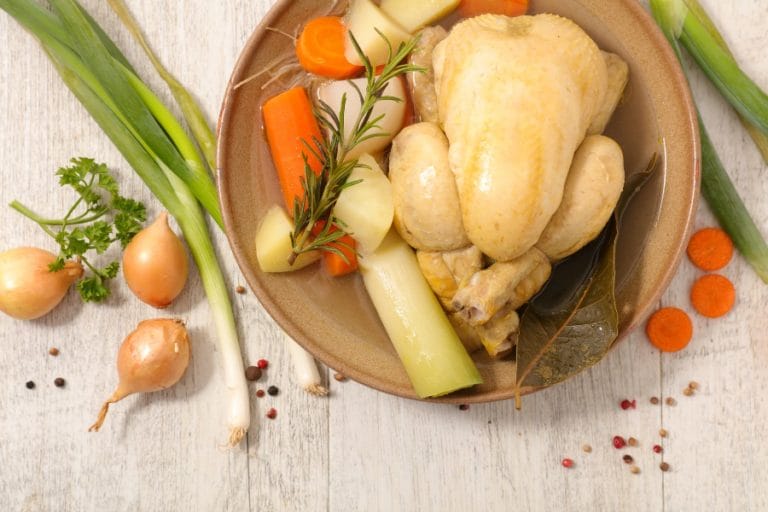 My simple recipe for making chicken broth in the crock pot. Either with cooking your own chicken or using a store bought rotisserie chicken. @mferrell