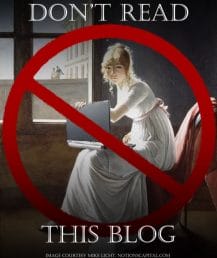 don't read this blog