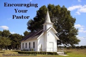 Encouraging Your Pastor