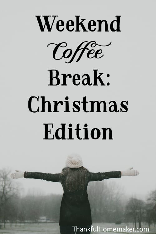 Grab your coffee this weekend and sit with me as I share everything Christmas to read, listen to, watch, and ponder. @mferrell