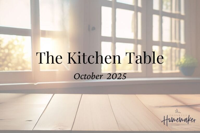 The Kitchen Table | October 2025