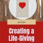 Do you think of your family table as a place of discipleship? Our family tables are a place where we can offer Christ to others..
