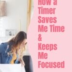 A tool that has helped me immensely over the years to stay on tasks, whether it's household chores, reading, social media, blog work, paying bills, and a host of other items, is just a simple household timer. 