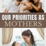 The job of being a mother can seem overwhelming at times. We have been given by God the gift of these beautiful children to train, nurture and participate along with Him in raising for His purposes.