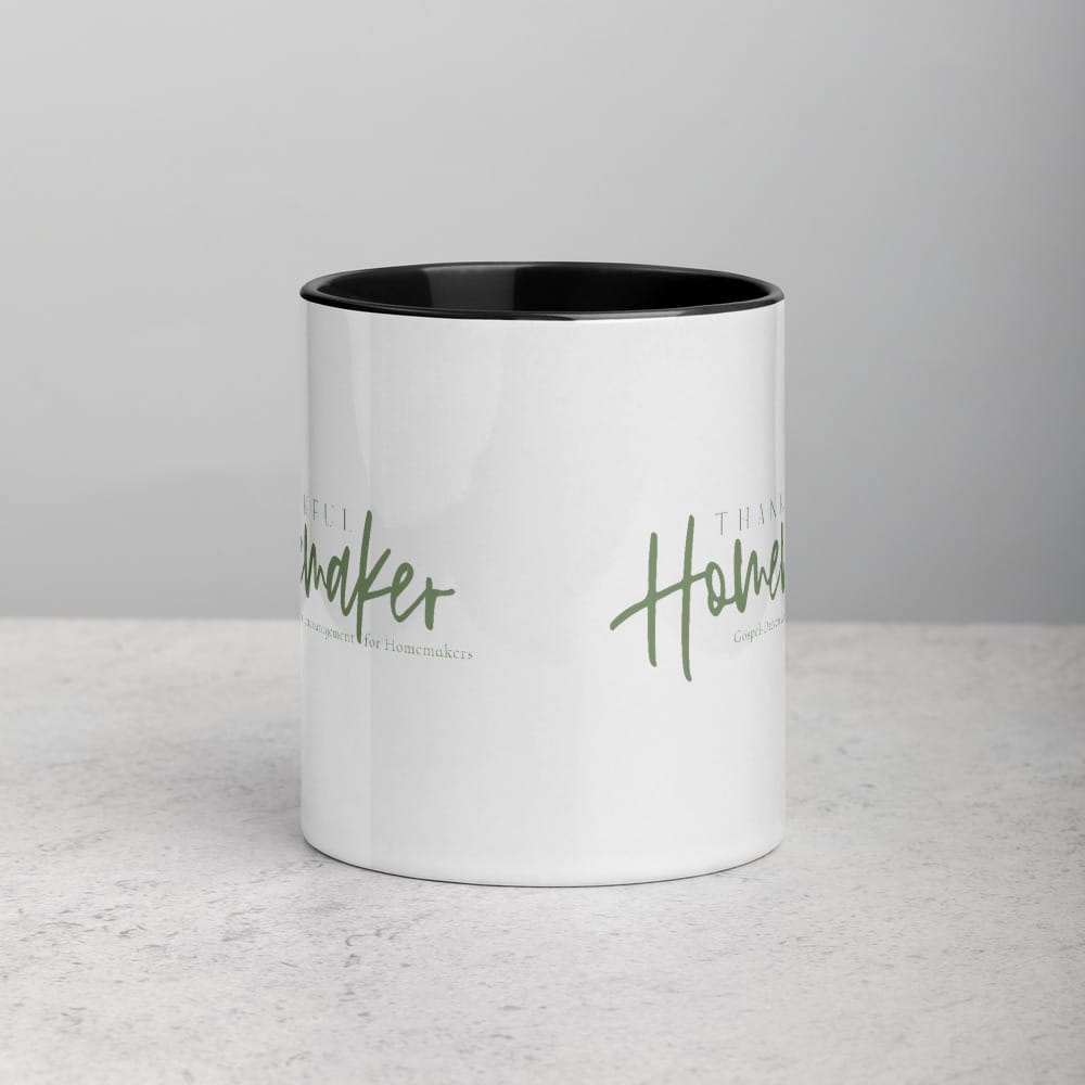 TH Ceramic Gospel-Driven Encouragement Mug - Sage Green - Image 4