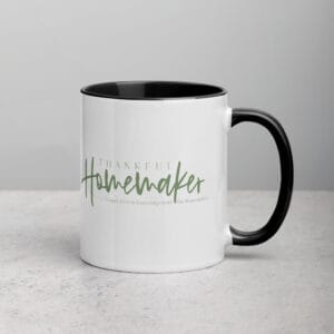 TH Ceramic Gospel-Driven Encouragement Mug - Sage Green