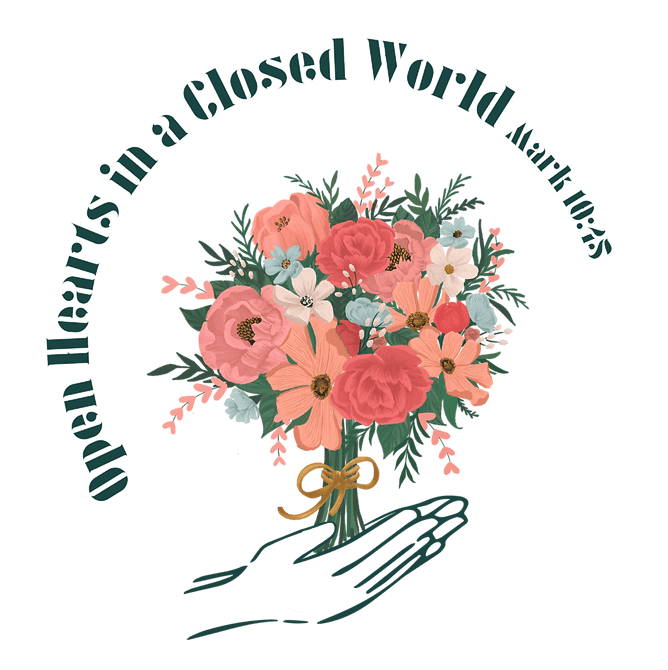 Open hearts in a closed world artwork