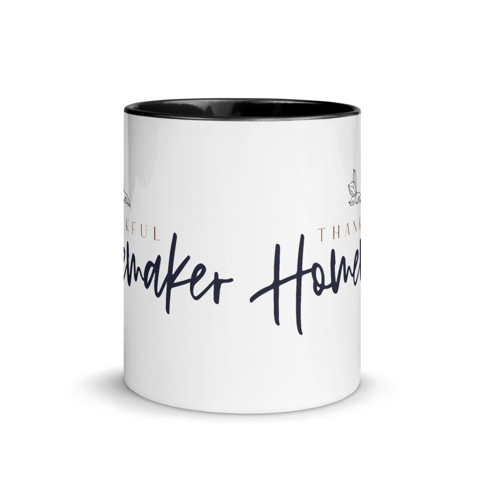 TH Ceramic Mug - Navy & Rust - Image 4