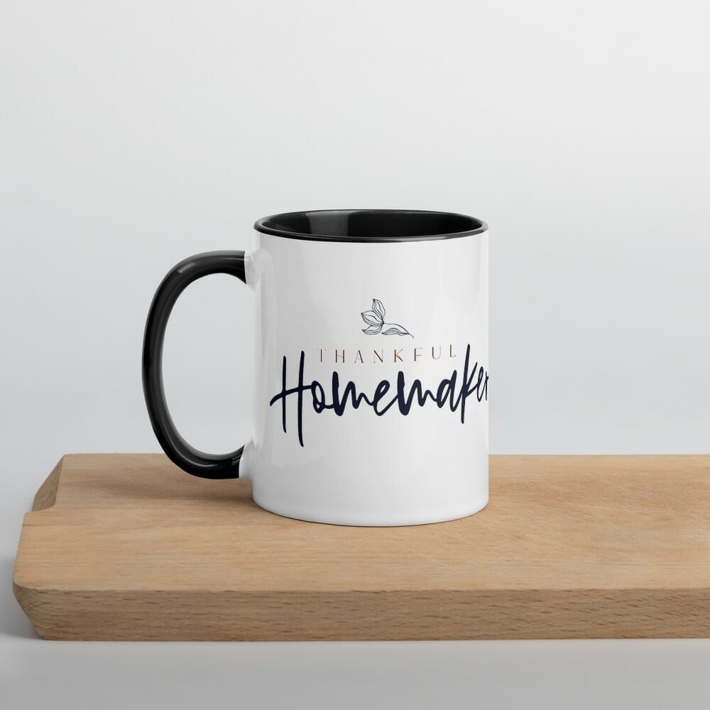 TH Ceramic Mug - Navy & Rust